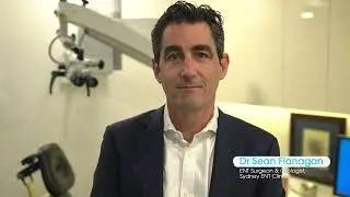 Dr Sean Flanagan discussing cochlear implantation
