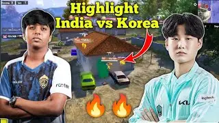 India vs Korea match highlights 1v4 clutch @Gamigeming  #bgmi #pubg  #geming #indiakorea