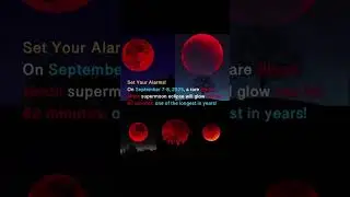 Mark your calendars || Rare supermoon eclipse 🌙🌝 #moon #ytshorts #shortsfeed #viralshorts