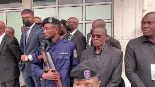 Sortie du Corps du Général MWANAMPUTU  EMPUNG Pierre Rombaut a la morgue du cinquantenaire