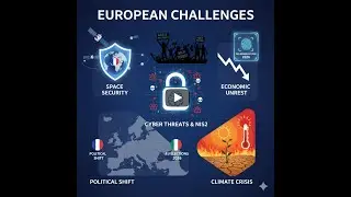 Europe at a Crossroads Space Defense, Cyber Threats, Economic Crisis, and Political Upheaval in 2025