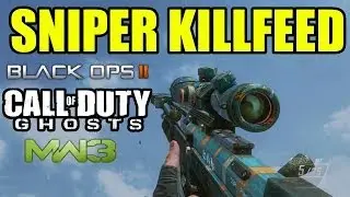 Sniper Killfeed | BLACK OPS 1 MW3 GHOSTS BLACK OPS 2 | Call of duty s&eacute;ries