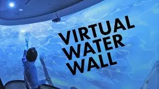 Interactive Projection Mapped Water Wall w/ Kinect and Unity3D
