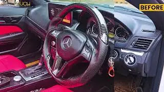 Mercedes E350 | Modification | Ambient lights | Full car paint #cartouchplus