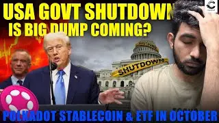 US Govt Shutdown ka Crypto Market par Asar 🚨 | Polkadot ETF & Stablecoin Launch 🔥 | CryptoVel