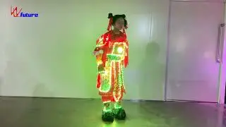 LED Chinese mythology Nezha light-emitting suit