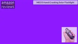 meco hand cranking solar flashlight