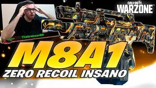 *ZERO RECOIL* A M8A1 META EST&Aacute; DOMINANDO OS LOBBYS!! | CLASSE M8A1 WARZONE