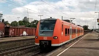 Oberesslingen mit ICs, Regionalz&uuml;ge (BR 143, 146, 426), Stuttgarter S-Bahn, G&uuml;terzug