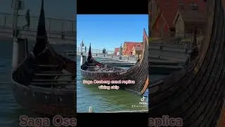 Saga Oseberg exact replica || vikingship #youtubeshorts #shorts