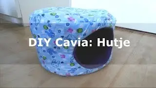 DIY Cavia: Hutje van fleece