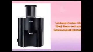 Braun J300 Multiquick 3 Entsafter