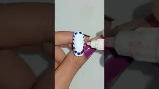 Beautiful nail art design for beginners #nailart #shorts #simplenails