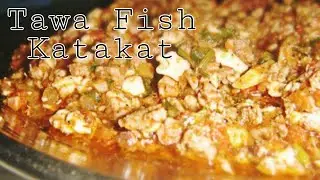 Fish katakat recipe | Fish katakat street food style | Tawa Fish katakat recipe by nimra's kitchen