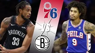 Philadelphia 76ers VS. Brooklyn Nets | LIVE Reactions | Play-By-Play | Watch Party