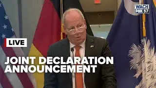 LIVE: McMaster Signs Joint Declaration of Intent with German Ambassador