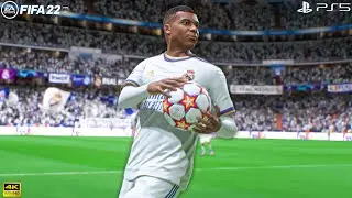 FIFA 22 PS5 - Real Madrid Vs Bayern Munich Ft. Kylian Mbapp&eacute;, - UEFA Champions League - 4K Gameplay