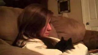 Ninja Cat punches girl in da FACE!!!! :D