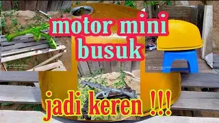 motor mini busuk kita powdercoating