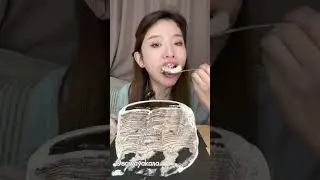 😜💛Chocolate sauce Crepe Cake🍭& Dessert🍫ASMR MUKBANG / Eating Show🍬Challenge