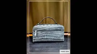 Genuine Crocodile Leather Classic Clutch Bag