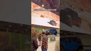 Jeep Adventure Cars at Detroit Auto Show 🚙🔥 | Michigan Auto Show | #Shorts