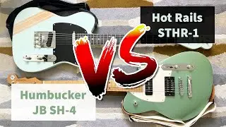 Tele Hot Rails vs Humbucker - Seymour Duncan STHR-1 and Jb SH-4 (Punk)