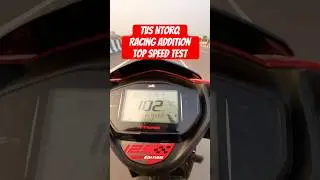 Tvs Ntorq 125 Race Edition top speed test🔥