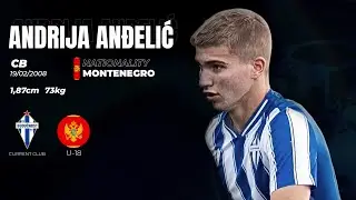 Andrija Anđelić │ CB │ FK Budućnost, Montenegro u18 │ Highlights 2025/26