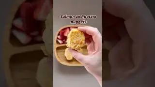 Salmon and potato nuggets! Perfect for baby led weaning and toddler snacking. Recipe in comments ❤️