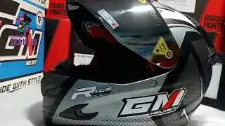 👉BELINYA DISINI🔗 HELM GM RACE PRO FLASH BLACK SILVER DOFF FULL FACE ORIGINAL SNI ( PAKET GANTENG GM