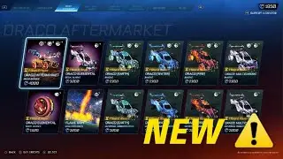 Draco AFTERMARKET Rocket League new BUNDLEs ⌛⌛