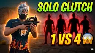 1v4 Clutch in clash squad ranked Like a Pro 💥 | Free Fire Gameplay #freefire#freefirehighlights