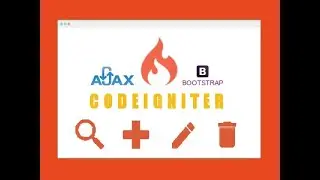 DEMO Tutorial Membuat CRUD Tanpa Refresh dengan Codeigniter dan Bootstrap
