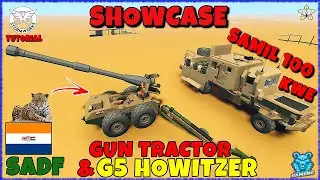 SADF Samil 100 Kwe Gun Tractor & G5 Leopard Howitzer | Stormworks Workshop Creation Showcase