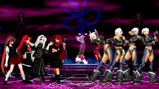 [KOF Mugen] Akiha Yagami Team vs Angel Team