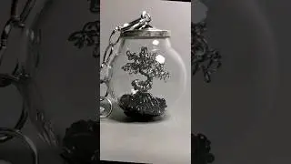 The smallest bonsai wire tree