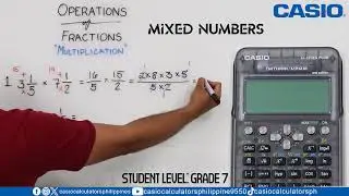 CASIO fx-570ES Plus-2 Transparent Operations of Fractions