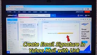 How to Create Email Signature in Yahoo Mail with Link on Computer
