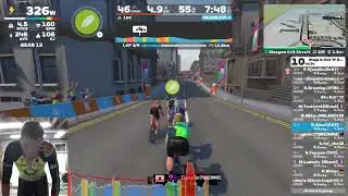 Zwift - Race: Stage 2: Kick 'N' Sprint: Glasgow Crit Circuit
