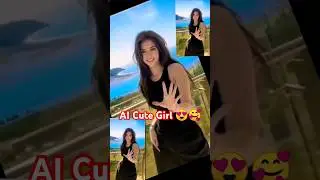 AI Generated Cute Girl Dance 😍🥰❤️ #ai #aigirl #dance #music #shorts #viral #fyp #trending #korea