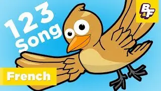 Learn French Numbers 1-10 Sing-Along Song | BASHO & FRIENDS 4k Learning | Les Chiffres
