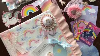 Joy of Journaling Unboxing: Unicorns & Rainbows from the Pink Crafty Cottage