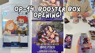 Opening a One Piece OP14 Booster Box! We also won a prerelease