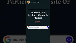 Google Search Tricks #9 | Cosas Learning | Search Google Like A Pro #shorts #cosaslearning #trending