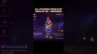 Upcoming New CHOCOLATE RABBIT Male Bundle🍫🐰 Free Fire x Snickers🥳🤤 #shorts #shortsfeed