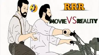 RRR Movie vs Reality |2D Animation | Funny spoof | RamCharan | Jr NTR | AnimatorGuru