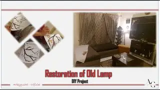 Old Lamp Restoration #diy #viralvideo #craftideas #easycraft #hacks #arthacks #freecraft #homedecor