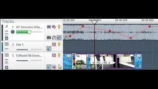Control Audio Volume Levels Making a Video - trakaxPC 5 - Quality Windows Video Editing Software