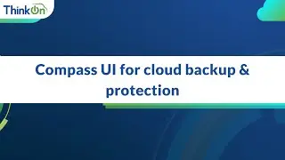 Compass UI for Cloud Backup & Protection